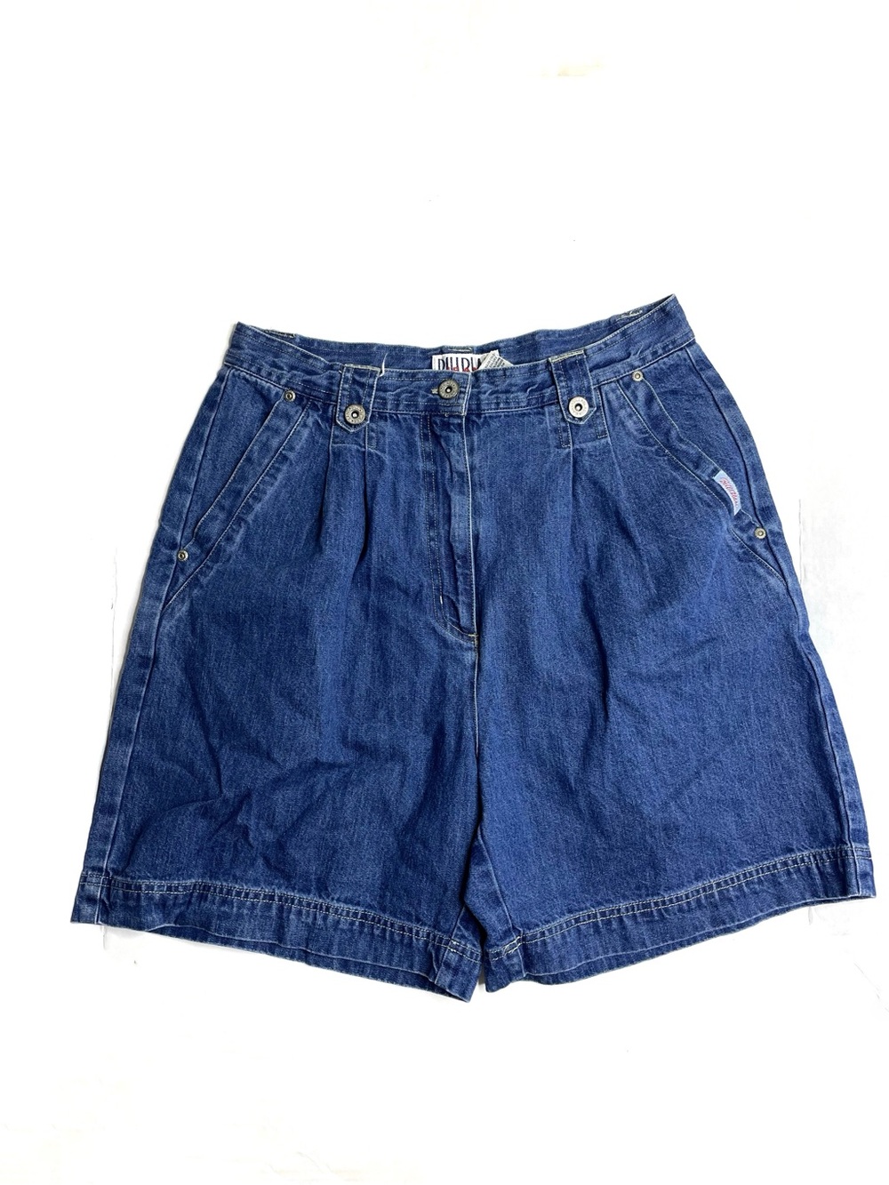 Vintage Bill Blass Pleated Longline Bermuda Shorts